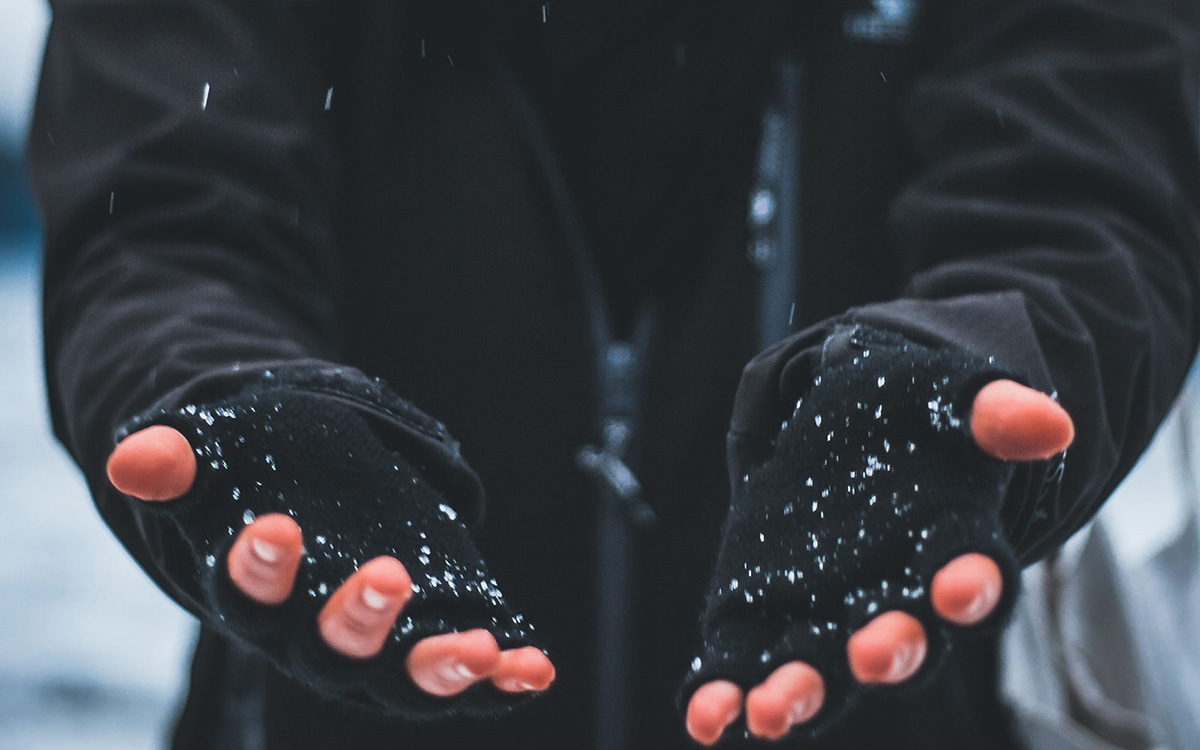 Gloves in Snow
